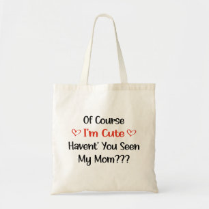 Tote Bag Bien sûr que je suis mignon annonce de grossesse m