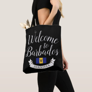 Tote Bag Bienvenue à la Barbade   Destination Faveur Mariag