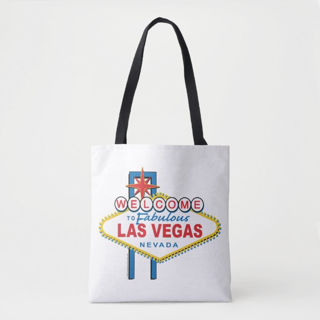 Tote Bag Bienvenue À Las Vegas (Devant)