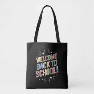 Tote Bag Bienvenue à l'école Professeur Premier Jour d'écol