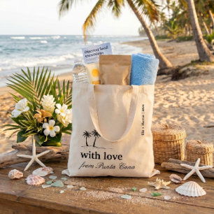 Tote Bag Bienvenue à Punta Cana Votre Mariage de Destinatio