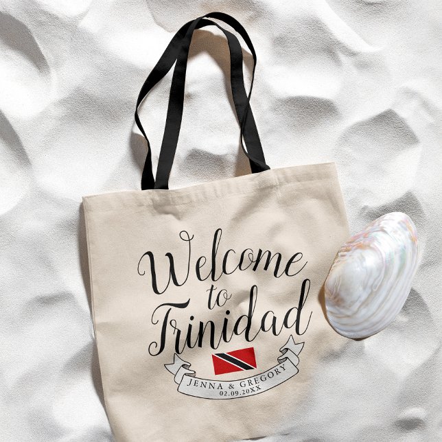 Tote Bag Bienvenue à Trinidad | Destination Faveur Mariage (Créateur téléchargé)