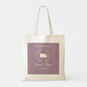 Tote Bag Bienvenue au mariage de destination au Kansas