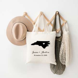 Tote Bag Bienvenue au Mariage de la Caroline du Nord