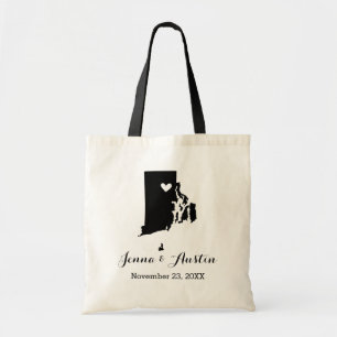 Tote Bag Bienvenue au Mariage de Rhode Island