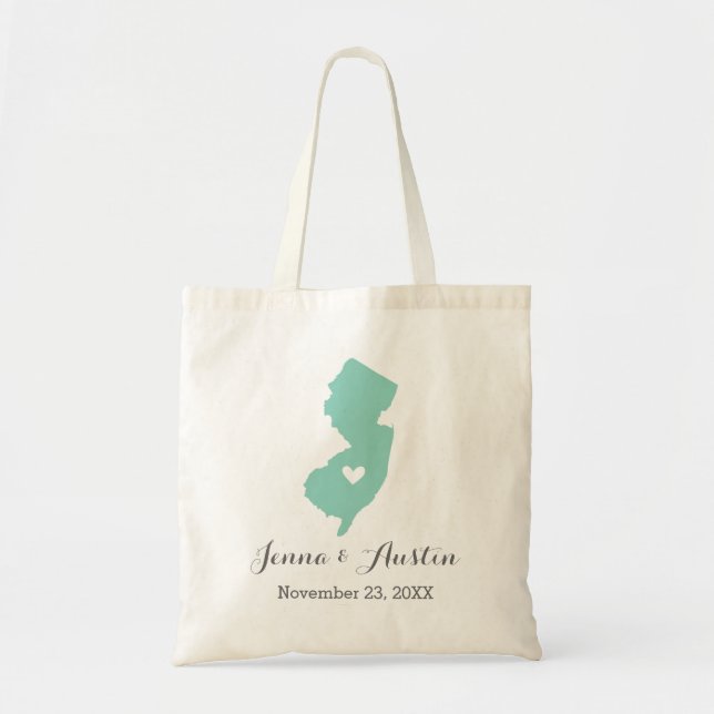 Tote Bag Bienvenue au Mariage du New Jersey (Devant)