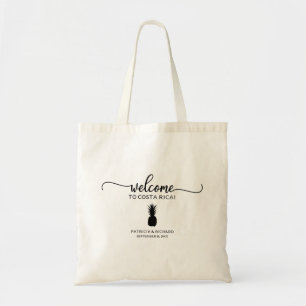Tote Bag Bienvenue au mariage sur la plage de destination