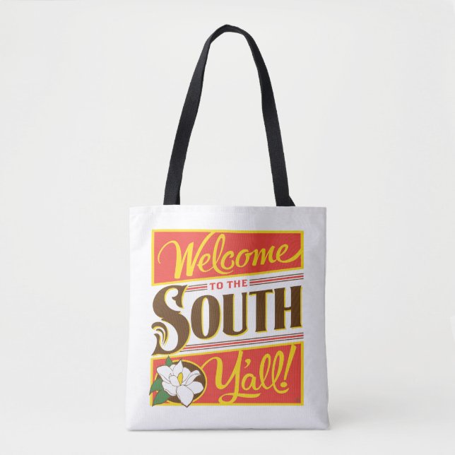 Tote Bag Bienvenue Au South Y'all (Devant)