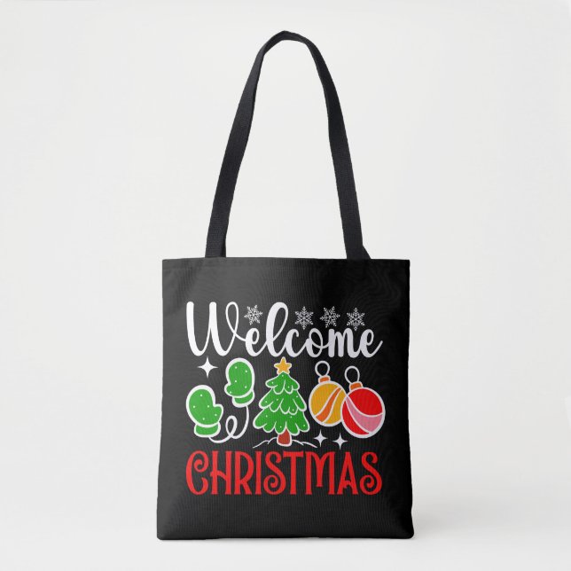Tote Bag Bienvenue Noël-63758 (Devant)