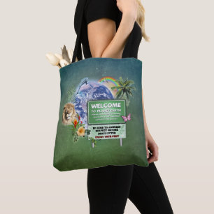 Tote Bag Bienvenue sur la planète Terre