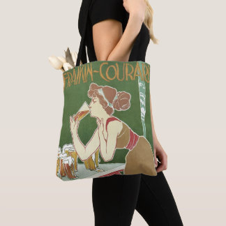 Tote Bag Bière de Brasserie Fraikin-Courard Art Nouveau Vin