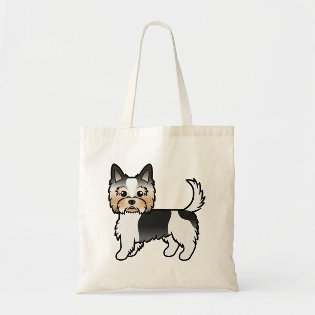 Tote Bag Biewer Terrier Biewer Yorkshire Terrier Chien Mign (Devant)