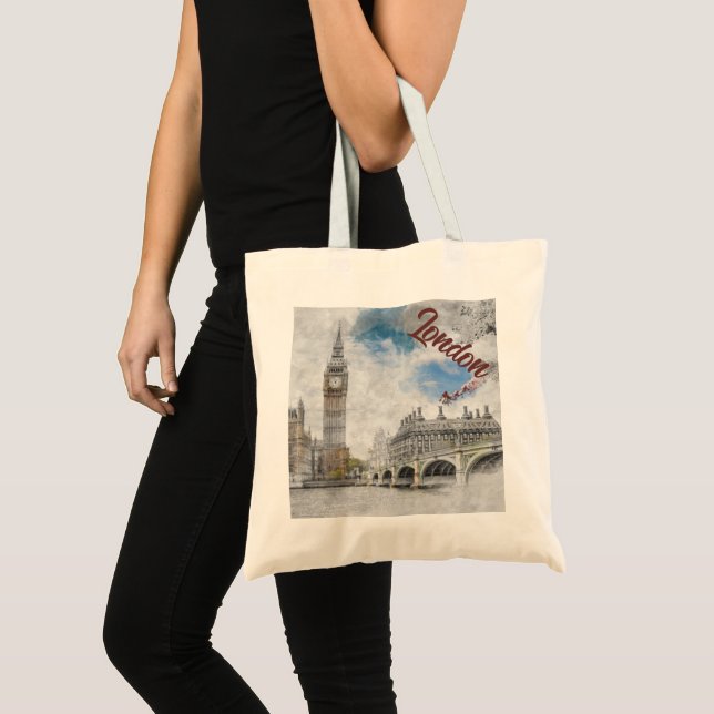 Tote Bag Big Ben, Londres, Royaume-Uni (Devant (produit))