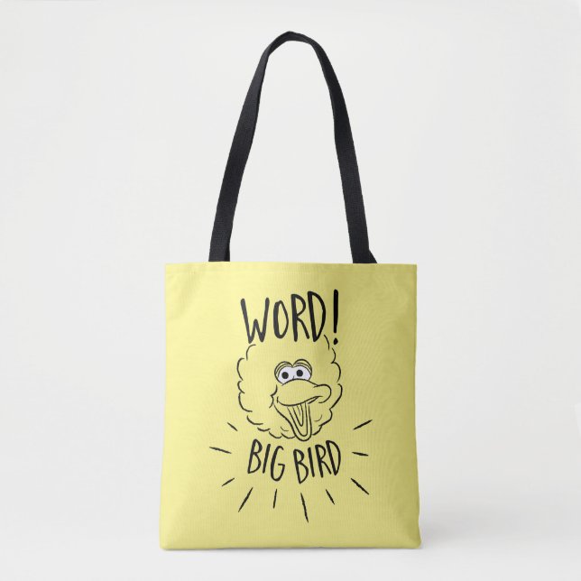Tote Bag Big Bird Skate Logo - Word! Big Bird (Devant)