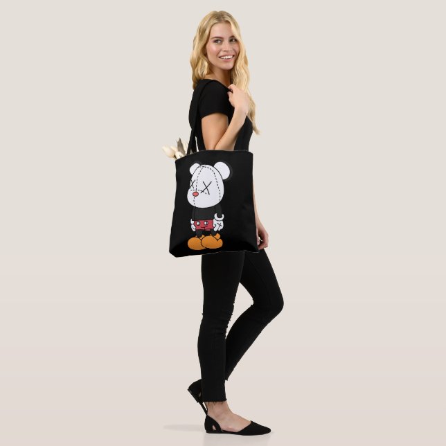 Tote Bag Big black-eared mouse (Sur le modèle)