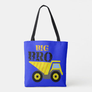 Tote Bag Big Bro Construction Camion à vidange jaune