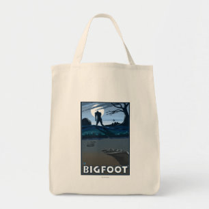 Tote Bag Big Foot à travers le terrain de golf
