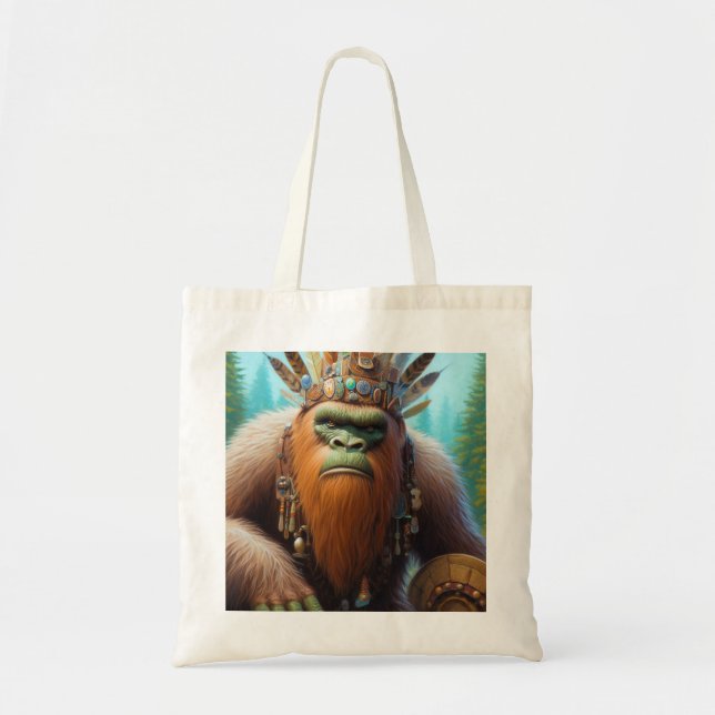 Tote Bag Bigfoot Eco Warrior (Devant)