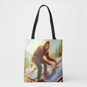 Tote Bag Bigfoot Installation de panneaux solaires