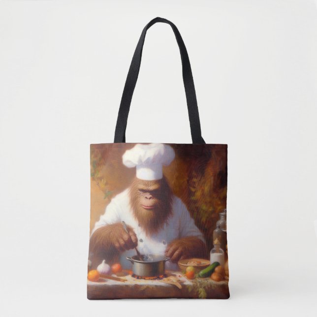 Tote Bag Bigfoot le chef (Devant)