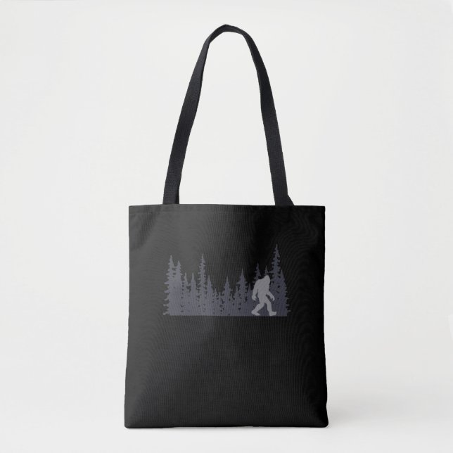 Tote Bag Bigfoot Marche de la forêt Plaisanterie Sasquatch  (Devant)