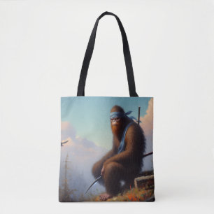 Tote Bag Bigfoot Ninja