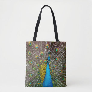 Tote Bag Bijoux Tone Peacock Art