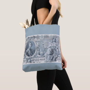Tote Bag billet de 500 roubles vers 1912 Russie tsariste