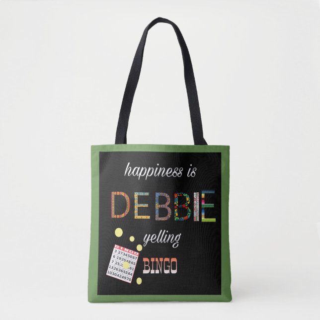 Tote Bag Bingo-test fait sur commande Fourre-tout (Devant)