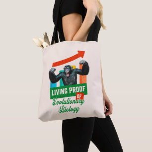 Tote Bag Biologie de l'évolution Humour des primates