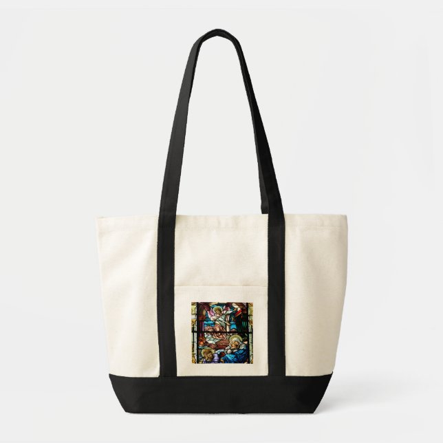 Tote Bag Birth of Jesus Stained Glass Window (Devant)
