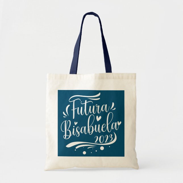 Tote Bag Bisabuela Espagne Faire-part de grossesse (Devant)