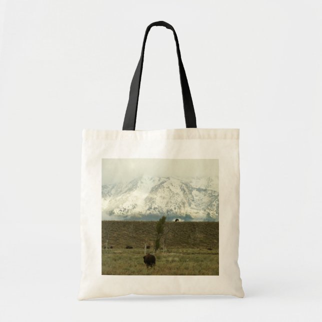 Tote Bag Bison à Grand Teton National Park Photographie (Devant)