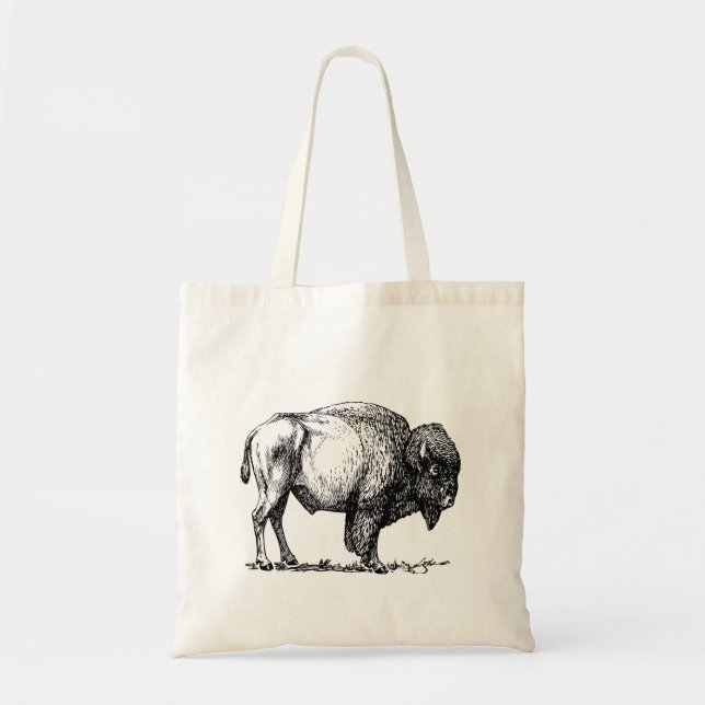 Tote Bag Bison américain de Buffalo (Devant)