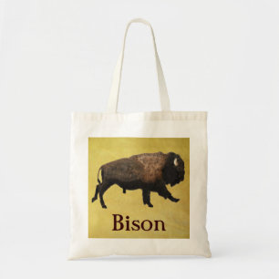 Tote Bag Bison galopant