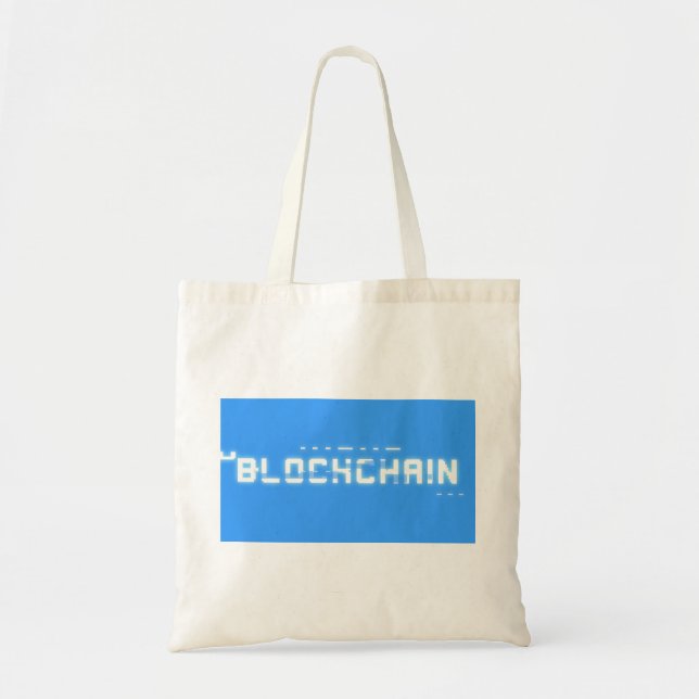 Tote Bag Bit chaîne de blocs (Devant)