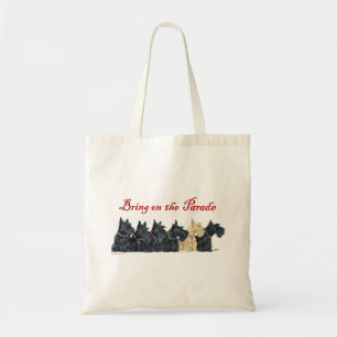 Tote Bag Black and Wheaten Scottish Terriers