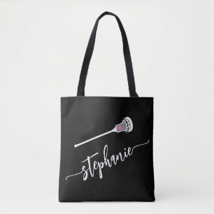 Tote Bag Black and White Personalized