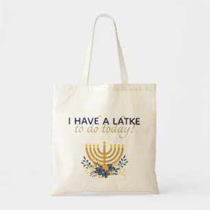 Tote Bag Black Friday Shopping Latke Jouer sur des mots