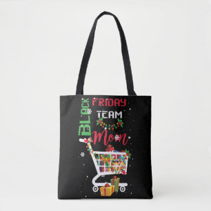 Tote Bag Black Friday Team Maman Shopping Noël