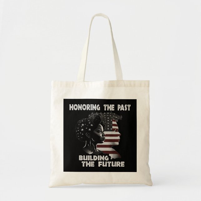 Tote Bag Black History Mois Fist Africa Carte Black Freedom (Devant)