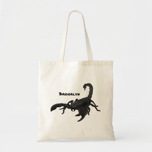Tote Bag Black hungry scorpion