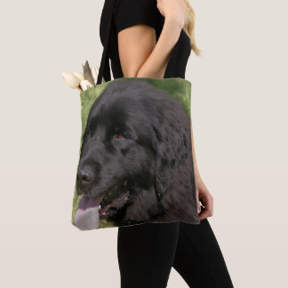 Tote Bag Black Newfoundland Chien Animal