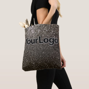 Tote Bag Black Parties scintillant Sparkle Glam Entreprise