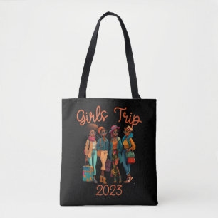 Tote Bag Black Queen Girls Trip African American Vacances