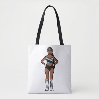 Tote Bag Black Silver Dancer #1