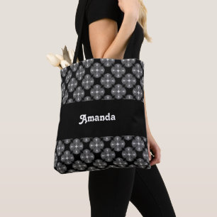 Tote Bag Black & white, Shoulder Fourre-tout
