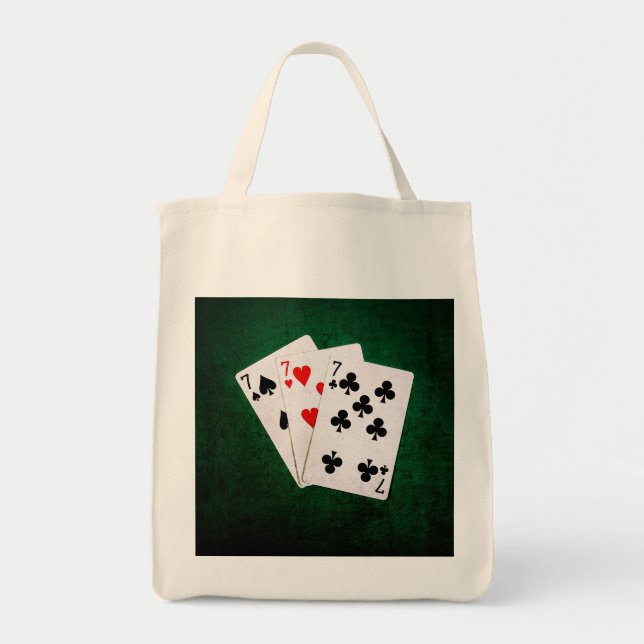 Tote Bag Blackjack 21 - Sept, Sept, Sept (Devant)