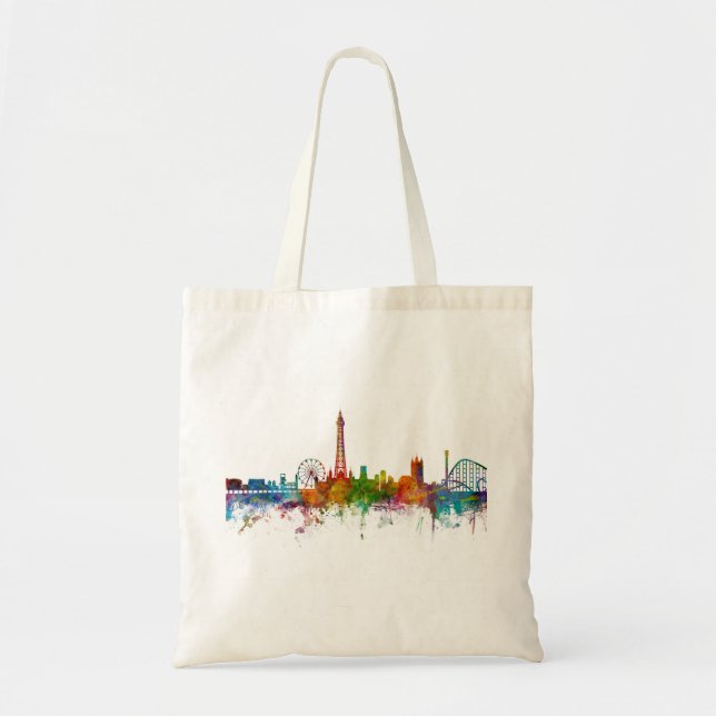 Tote Bag Blackpool England (Devant)