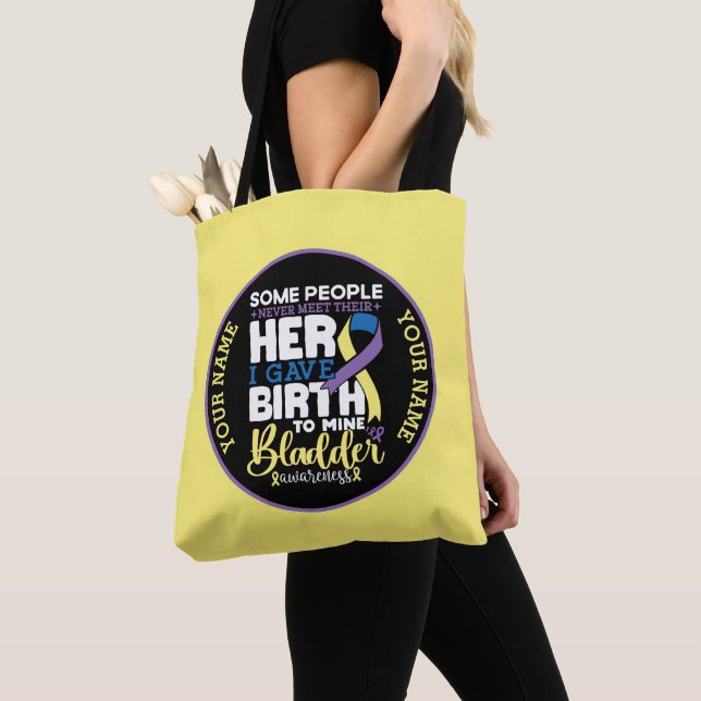 Tote Bag Bladder warrior Some People Never Meet Their Hero (De près)
